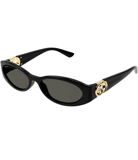 gucci hailey sunglasses|Gucci Hailey Oval Sunglasses in Black .